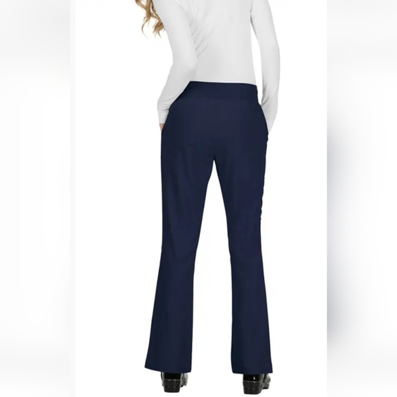 NWT Womens Koi Basics Laurie Scrub Pants Yoga Uniform PLUS SIZE 4X Navy Blue - Picture 2 of 5